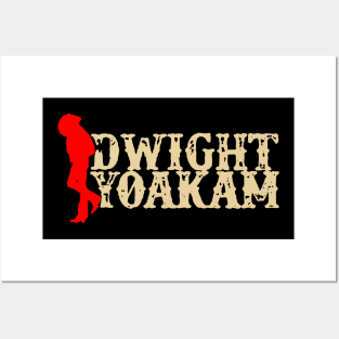 Dwight Yoakam Retro Style Posters and Art